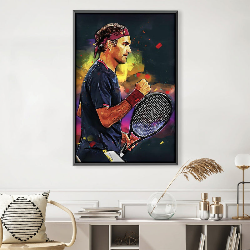 Twilight Federer Canvas