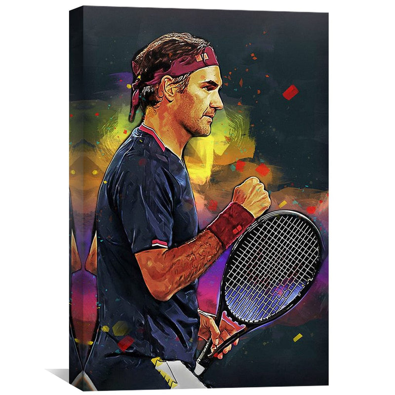 Twilight Federer Canvas