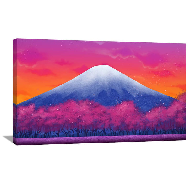 Twilight Fuji Canvas