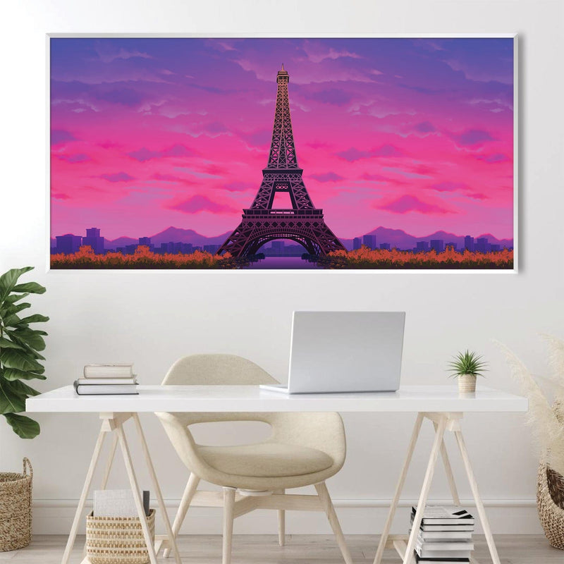 Twilight Paris Canvas