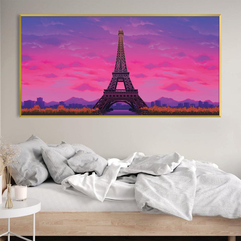 Twilight Paris Canvas