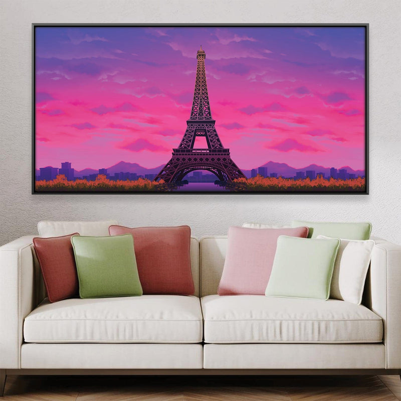 Twilight Paris Canvas