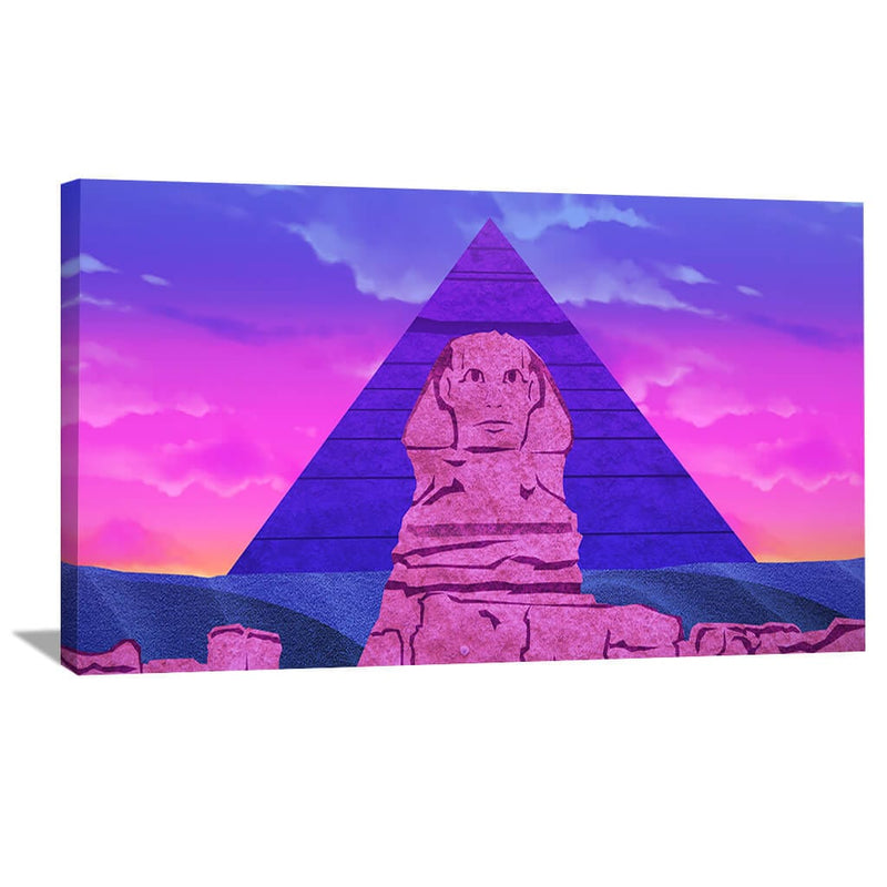 Twilight Sphinx Canvas