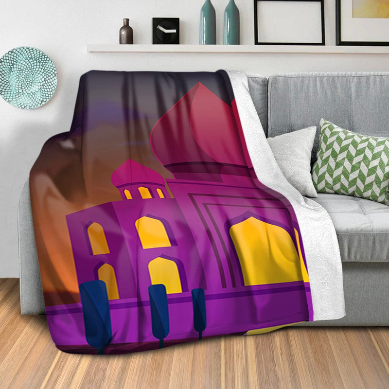 Twilight Taj Mahal Blanket