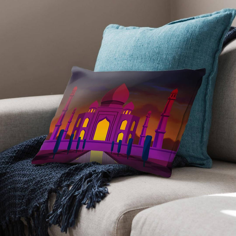 Twilight Taj Mahal Cushion