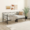 Twin Size Platform Bed with Heavy-duty Metal Slat Support by LJGDeals