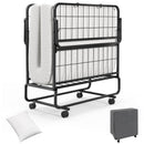Folding Guest Bed with Memory Foam Mattress and Pillow by LJGDeals