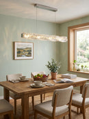 Twist Linear Crystal Chandelier