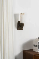 Twist Tapered Alabaster Wall Sconce