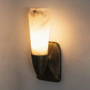 Twist Tapered Alabaster Wall Sconce