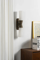 Twist Tapered Alabaster Wall Sconce