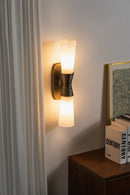 Twist Tapered Alabaster Wall Sconce