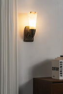 Twist Tapered Alabaster Wall Sconce