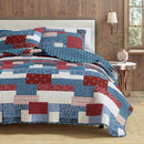 Americana Patchwork Quilt Set - Lowel Collection by Great Bay Home