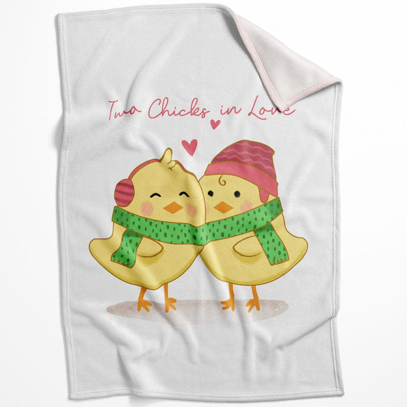 Two Chicks in Love Blanket