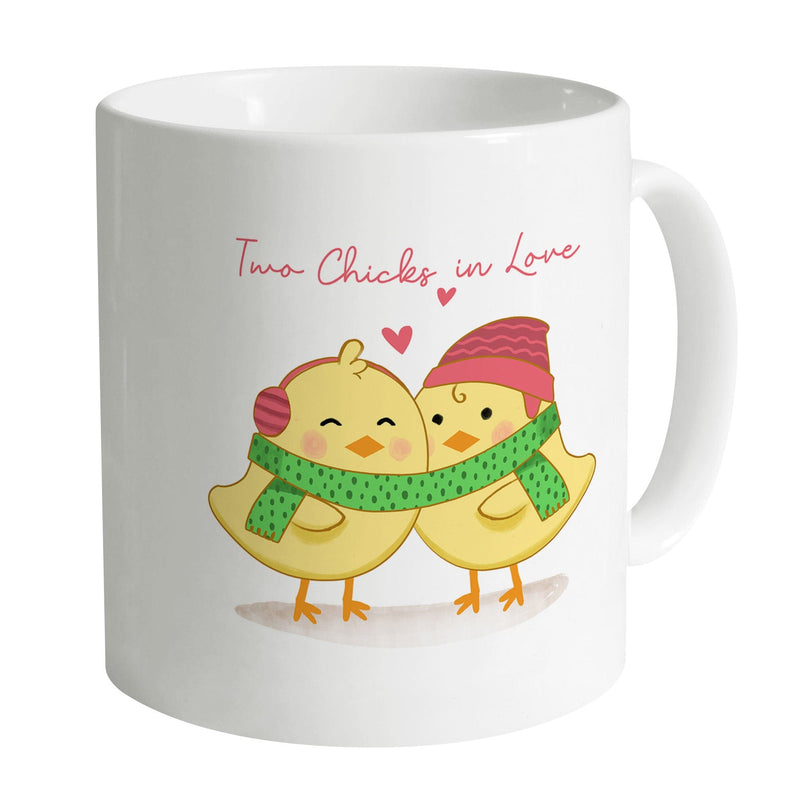 Two Chicks in Love Mug