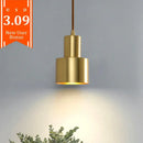 GobekUsa Brass Finish LED Pendant Light for Dining Room, Bedroom & Bar