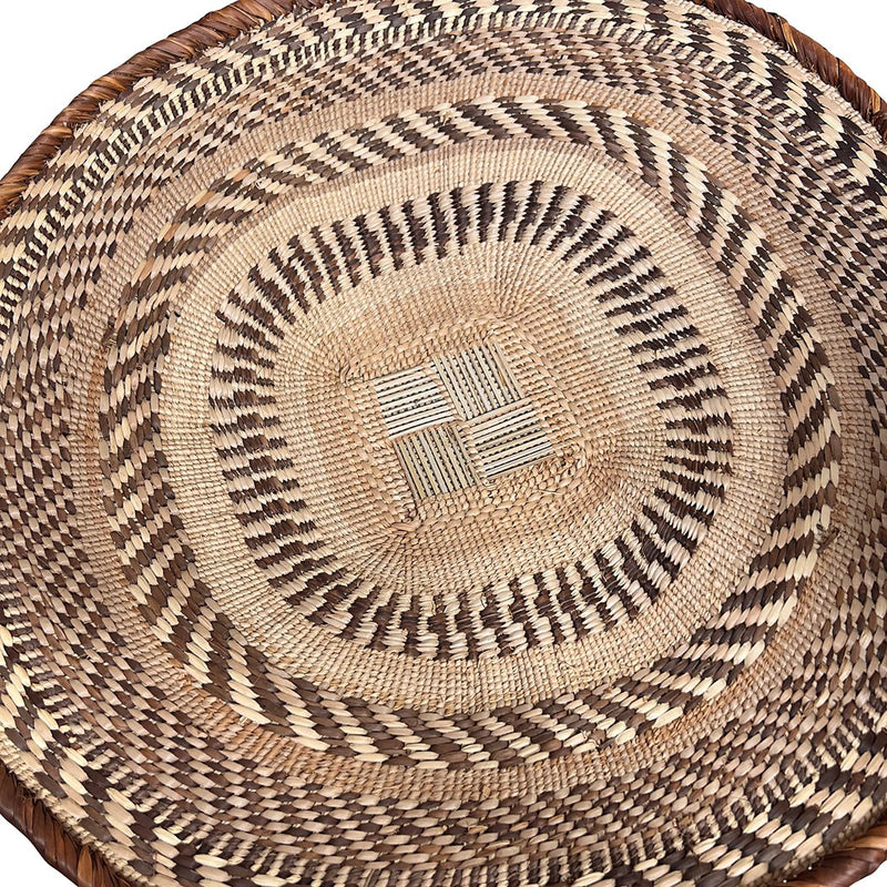 Two Tone Woven African Baskets | Multiple Sizes & Styles