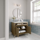 James Martin Chicago 36" Single Bathroom Vanity, Walnut Whisper