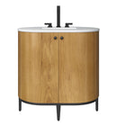James Martin Bellamy 36" Single Bathroom Vanity, Rustic Oak
