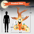 8 Feet Halloween Inflatable Dead Tree with LED Lights by LJGDeals