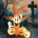8 Feet Halloween Inflatable Dead Tree with LED Lights by LJGDeals