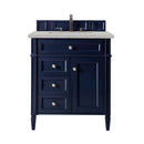 James Martin Brittany 30" Single Bathroom Vanity, Victory Blue
