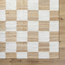Tyhir Checkered Jute Rug