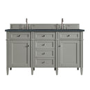James Martin Brittany 60" Double Bathroom Vanity, Urban Gray