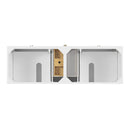 James Martin Myrrin 72" Single Bathroom Vanity, Bright White
