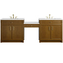 James Martin Bellshire 96" Double Bathroom Vanity, Honey Oak