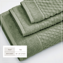Cotton Diamond Waffle Weave Bath Towel Set - Grayson Collection by Great Bay Home