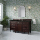James Martin Brittany 60" Single Bathroom Vanity, Burnished Mahogany