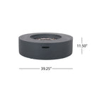 Lightweight Concrete Outdoor Circular Fire Pit