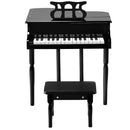 30-Key Kids Piano Keyboard Toy with Bench Piano Lid and Music Rack by LJGDeals