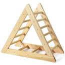 Wooden Triangle Climber for Toddler Step Training by LJGDeals