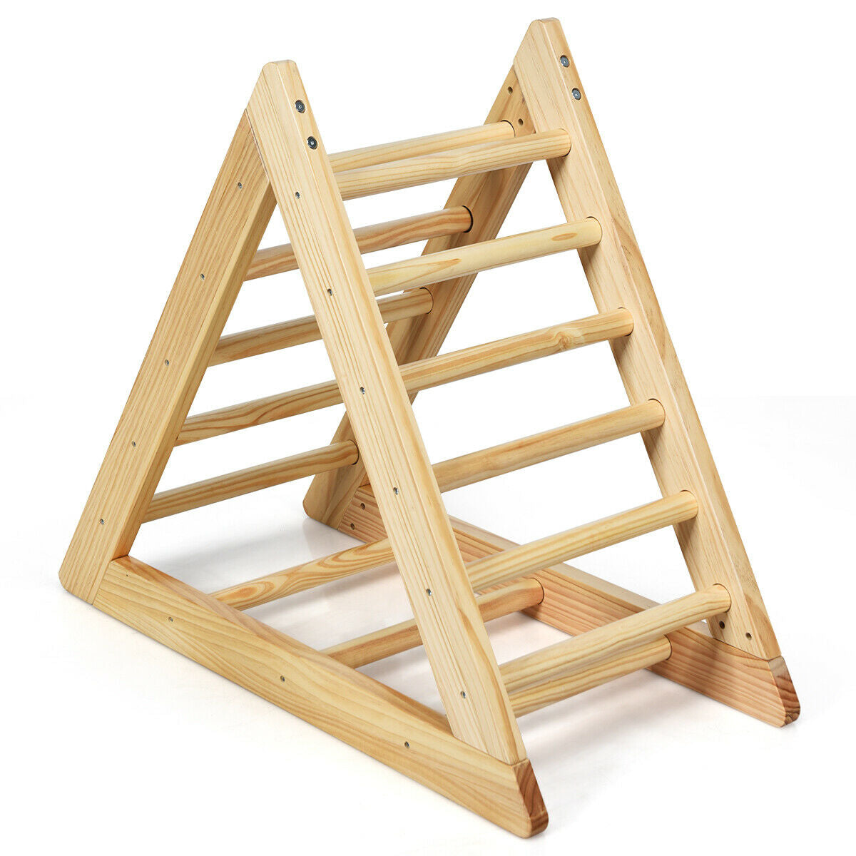 Wooden Triangle Climber for Toddler Step Training, photo 3 of 8