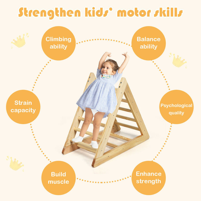 Wooden Triangle Climber for Toddler Step Training, photo 8 of 8