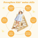 Wooden Triangle Climber for Toddler Step Training by LJGDeals