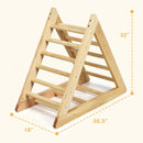 Wooden Triangle Climber for Toddler Step Training by LJGDeals