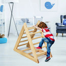 Wooden Triangle Climber for Toddler Step Training by LJGDeals