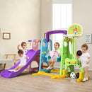 6-in-1 Climber Swing Basketball Hoop Football Gate by DirectDeals