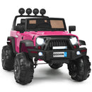 12V Kids Ride On Truck with Remote Control and Double Magnetic Door by LJGDeals