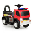 Kids 6V Battery Powered Electric Ride On Fire Truck by LJGDeals