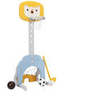3-in-1 Adjustable Kids Basketball Hoop Sports Set by LJGDeals