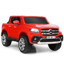 12V 2-Seater Kids Ride On Car Licensed Mercedes Benz X Class RC with Trunk-Red by DirectDeals