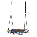 Convertible Swing and Trampoline Set with Upholstered Handrail by LJGDeals