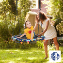 Convertible Swing and Trampoline Set with Upholstered Handrail by LJGDeals