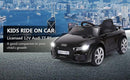 12V Kids Electric Ride on Car with Remote Control and Music Function-Black by LJGDeals