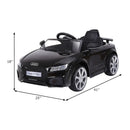 12V Kids Electric Ride on Car with Remote Control and Music Function-Black by LJGDeals